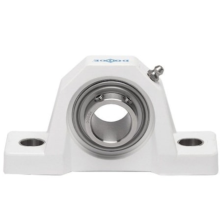 Dodge Industrial Pillow Block Bearing, 2 Bolt Pillow Block, 1-1/4 in. Bore, 1-7/8 in. Base to Center Height P2B-SCEZ-104-PCR